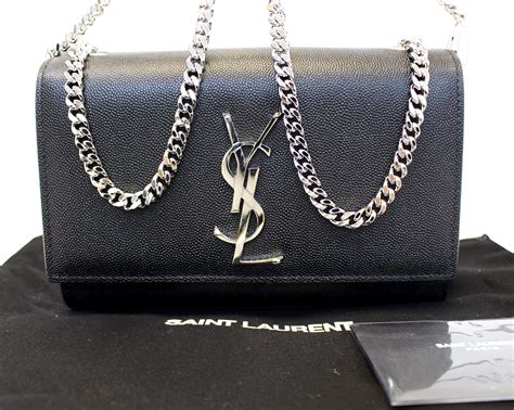 black ysl bag with black chain|ysl shoulder bag sale.